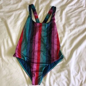 Billabong Striped One piece Swimsuit